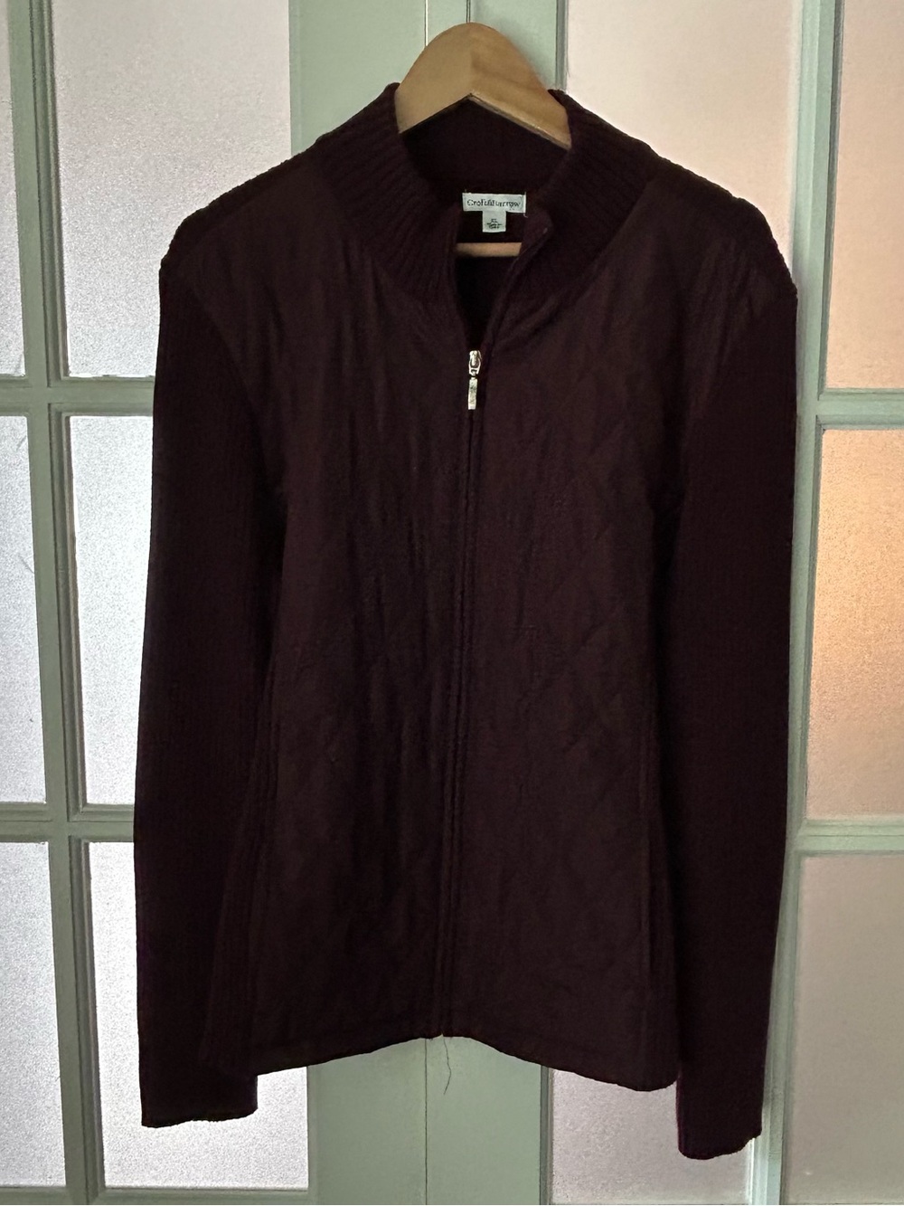 Croft & Barrow Zip-Front Cardigan